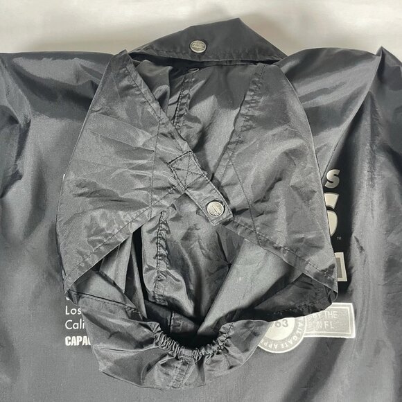 Vintage 90s Las Vegas Raiders NFL Windbreaker – Team NFL – Black Coach Jacket - Picture 5 of 15
